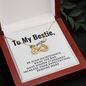 Infinity Hearts Necklace for Best Friend | Custom Heart Design