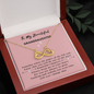 Infinity Hearts Necklace For Daughter | Custom Heart Design