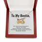 Infinity Hearts Necklace for Best Friend | Custom Heart Design
