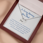 Dad Remembrance, In Loving Memory-Angel Wing Necklace - Custom Heart Design