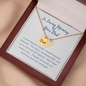 Dad Remembrance, In Loving Memory-Angel Wing Necklace - Custom Heart Design