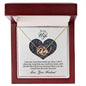 Wife Gold Necklace, Heart Necklace for Wife, Gold Pendant-Just when I think | Custom Heart Design