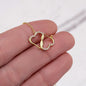To Our Daughter-Everlasting Love Gold Heart Necklace--Custom Heart Design