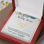 To my Bonus Mom-Everlasting Love Heart Necklace--Custom Heart Design