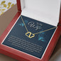 Wife Gold Necklace, Heart Necklace for Wife, Gold Pendant-I love the ways | Custom Heart Design