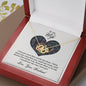 Wife Gold Necklace, Heart Necklace for Wife, Gold Pendant-Just when I think | Custom Heart Design