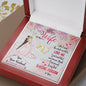 Wife Gold Necklace, Heart Necklace for Wife, Gold Pendant-I only need you | Custom Heart Design