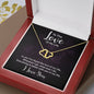 Wife Gold Necklace, Heart Necklace for Wife, Gold Pendant-You make me smile | Custom Heart Design