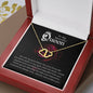 Wife Gold Necklace, Heart Necklace for Wife, Gold Pendant-My Beautiful Queen | Custom Heart Design