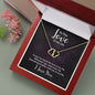 Wife Gold Necklace, Heart Necklace for Wife, Gold Pendant-You make me smile | Custom Heart Design