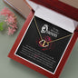 Wife Gold Necklace, Heart Necklace for Wife, Gold Pendant-My Beautiful Queen | Custom Heart Design