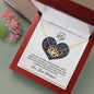 Wife Gold Necklace, Heart Necklace for Wife, Gold Pendant-Just when I think | Custom Heart Design