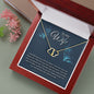 Wife Gold Necklace, Heart Necklace for Wife, Gold Pendant-I love the ways | Custom Heart Design