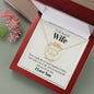 Wife Gold Necklace, Heart Necklace for Wife-Love you now | Custom Heart Design