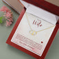Wife Gold Necklace, Heart Necklace for Wife, Gold Pendant-You make me smile | Custom Heart Design