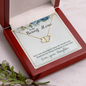 To my Bonus Mom-Everlasting Love Heart Necklace--Custom Heart Design
