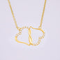 To my Bonus Mom-Everlasting Love Heart Necklace--Custom Heart Design
