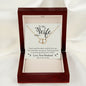 Wife Gold Necklace, Heart Necklace for Wife, Gold Pendant-I love the ways | Custom Heart Design