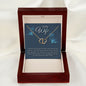 Wife Gold Necklace, Heart Necklace for Wife, Gold Pendant-I love the ways | Custom Heart Design