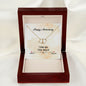 Wife Anniversary Necklace, Heart Necklace for Wife, Gold Pendant-Always & Forever | Custom Heart Design