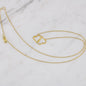 Wife Gold Necklace, Heart Necklace for Wife, Gold Pendant-You make me smile | Custom Heart Design
