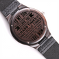 Wooden Watch-To My Son, From Mom - Custom Heart Design