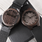 Wooden Watch-To My Man - Custom Heart Design