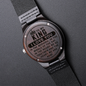 Wooden Watch-To My King - Custom Heart Design