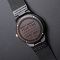 Wooden Watch-Don't look back - Custom Heart Design