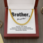 Brother, You got this-Chain Link Necklace - Custom Heart Design