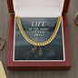 Life is too short to play small. - Custom Heart Design