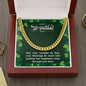 St Pat’s Blessing-Chain Link Necklace - Custom Heart Design