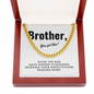 Brother, You got this-Chain Link Necklace - Custom Heart Design