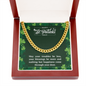 St Pat’s Blessing-Chain Link Necklace - Custom Heart Design