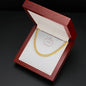 Cuban Link Chain - Custom Heart Design