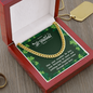 St Pat’s Blessing-Chain Link Necklace - Custom Heart Design