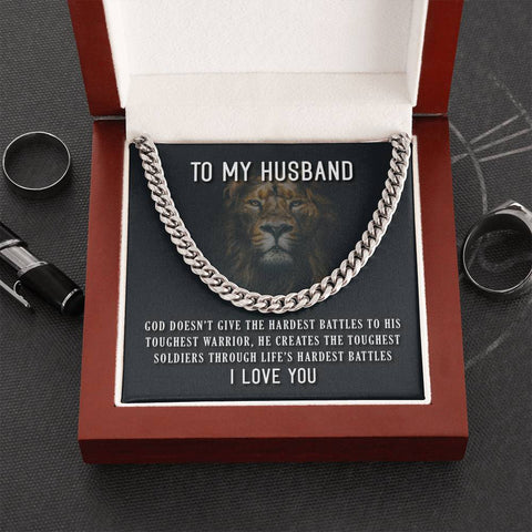 To My Husband - Custom Heart Design