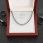 Cuban Link Chain - Custom Heart Design
