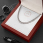 Cuban Link Chain - Custom Heart Design