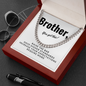 Brother, You got this-Chain Link Necklace - Custom Heart Design