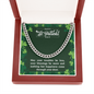 St Pat’s Blessing-Chain Link Necklace - Custom Heart Design