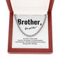 Brother, You got this-Chain Link Necklace - Custom Heart Design