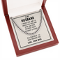 To My Husband, I choose you--Cuban Link Chain Necklace