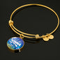 Ain't no Momma like the one I got-Bangle - Custom Heart Design