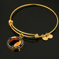 My Son is a firefighter - Bangle - Custom Heart Design