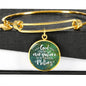 Mom, God couldn't be everywhere-Bangle - Custom Heart Design