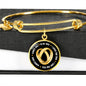 Wedding Band Bangle - Custom Heart Design