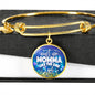 Ain't no Momma like the one I got-Bangle - Custom Heart Design