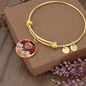 Tom Brady Seven Rings Bangle - Custom Heart Design