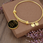 To my Daughter, Never forget that I love you-Bangle - Custom Heart Design
